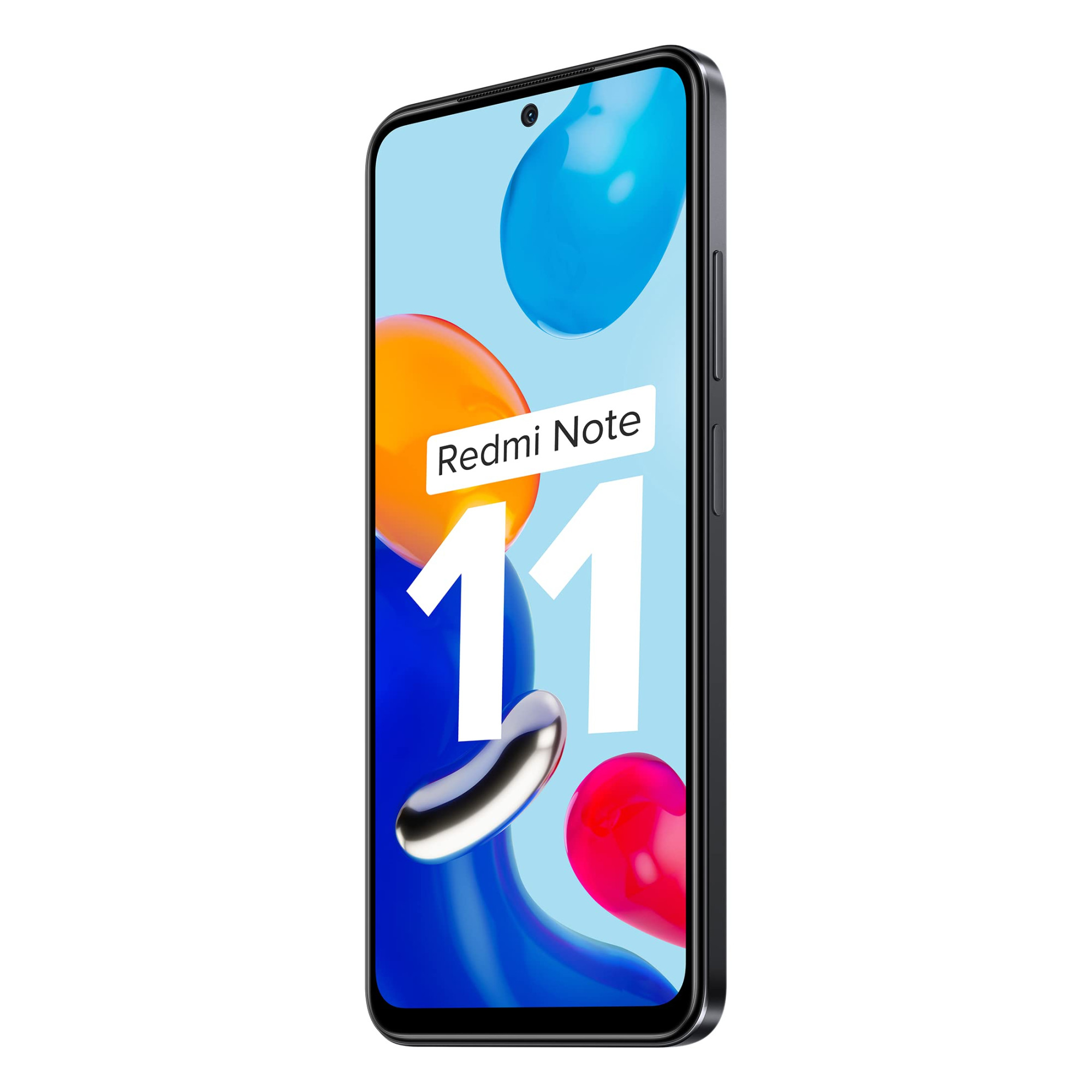 Redmi Note 11 Space Black 6GB RAM 128GB Storage90Hz FHD AMOLED Display  Qualcomm Snapdragon 680-6nm  33W Charger Included