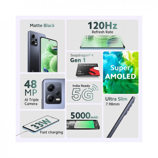 Redmi Note 12 5G 8+256 Black
