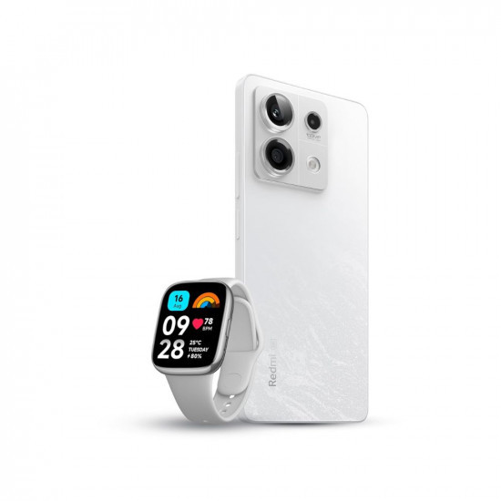 Redmi Note 13 5G (Arctic White, 12GB RAM, 256GB Storage) | MTK Dimensity 6080 5G | 7.6mm, Slimmest Note Ever