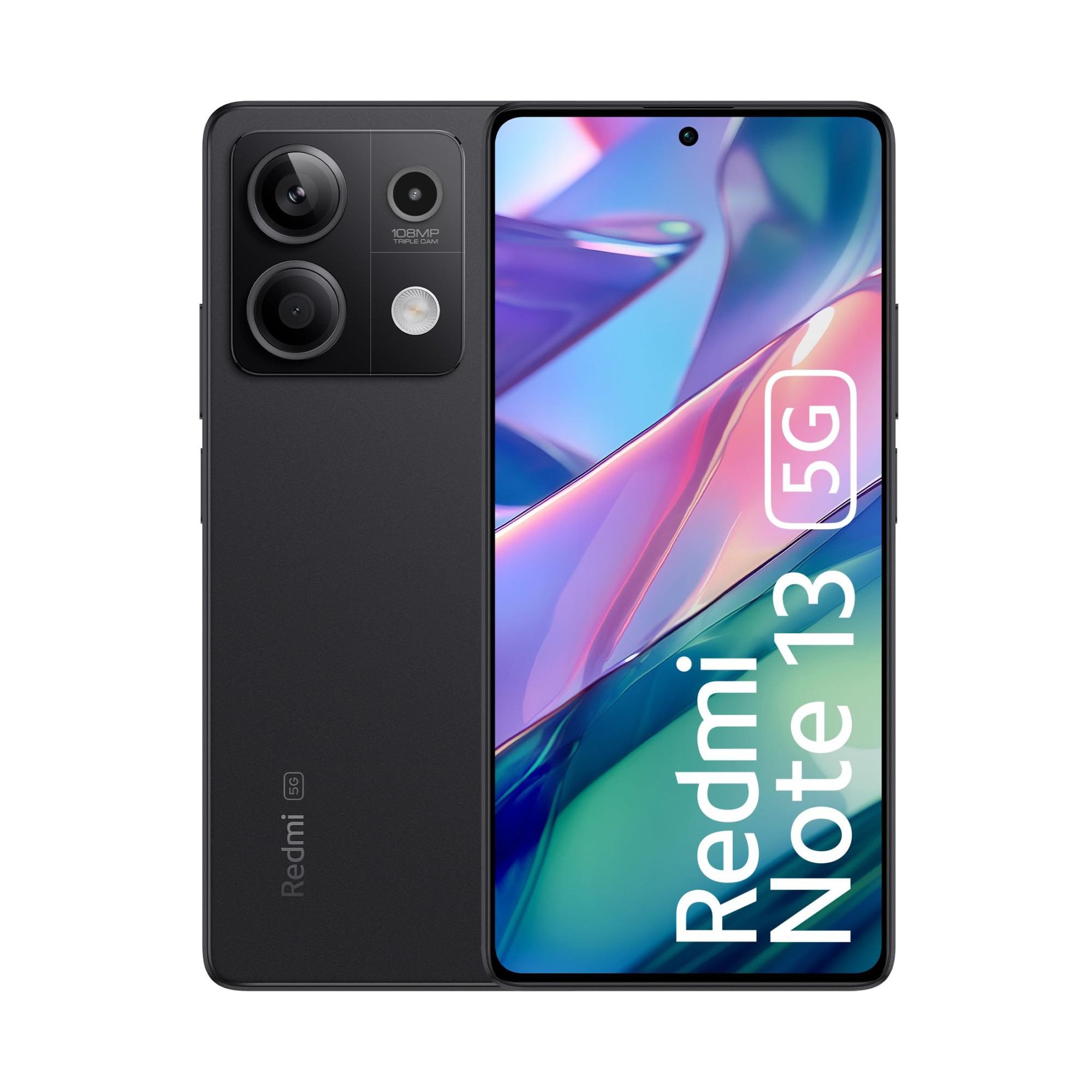 Redmi Note 13 5G Stealth Black 6GB RAM 128GB Storage  5G Ready  120Hz Bezel-Less AMOLED  7mm Slimmest Note Ever  108MP Pro-Grade Camera