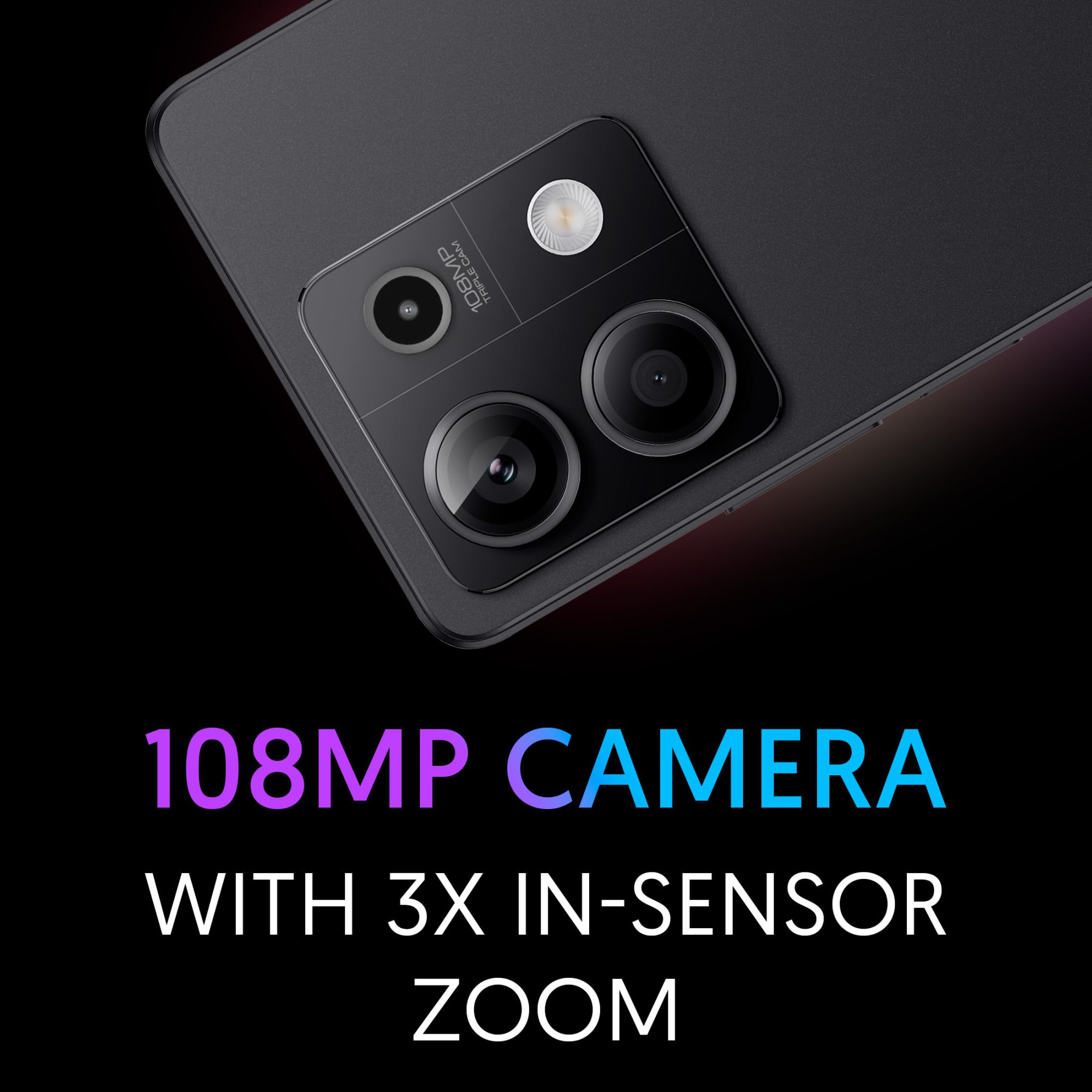 Redmi Note 13 5G Stealth Black 6GB RAM 128GB Storage  5G Ready  120Hz Bezel-Less AMOLED  7mm Slimmest Note Ever  108MP Pro-Grade Camera