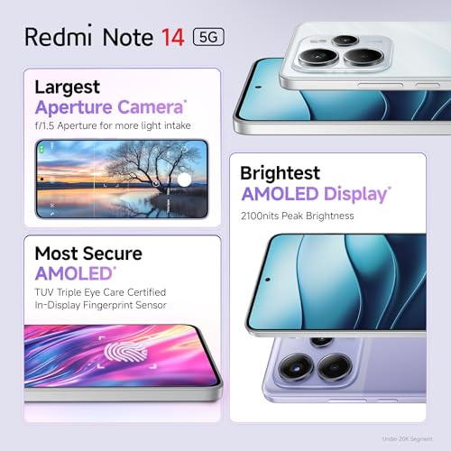 Redmi Note 14 5G Ivy Green 6GB RAM 128GB Storage  Global Debut MTK Dimensity 7025 Ultra  2100 nits Segment Brightest 120Hz AMOLED  50MP Sony LYT 600 OISEIS Triple Camera