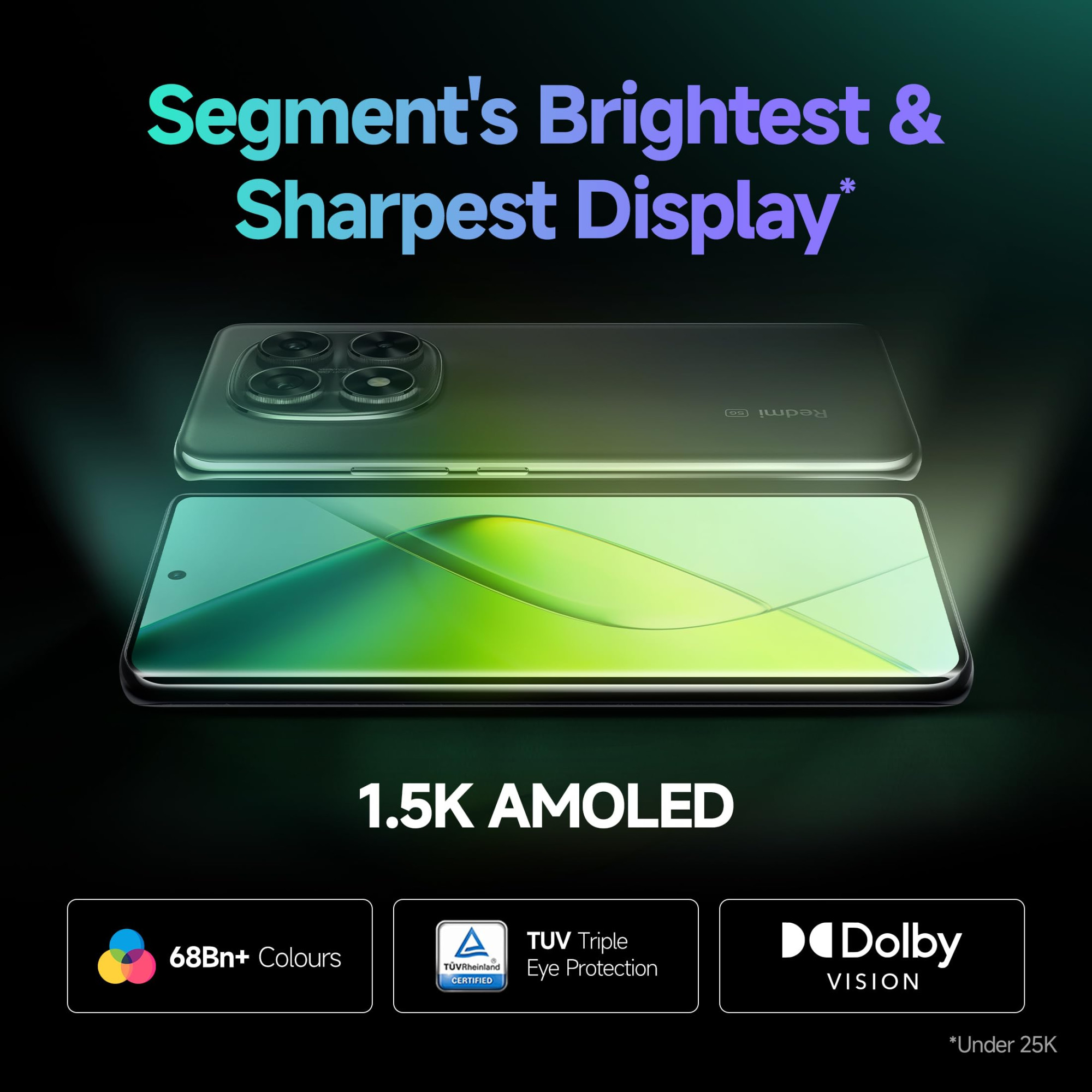 Redmi Note 14 Pro 5G Titan Black 8GB RAM 128GB Storage50 MP Sony Camera SetupCorning Gorilla Glass Victus 2  15K 3D Curved AMOLED  Mediatek Dimensity 7300- Ultra