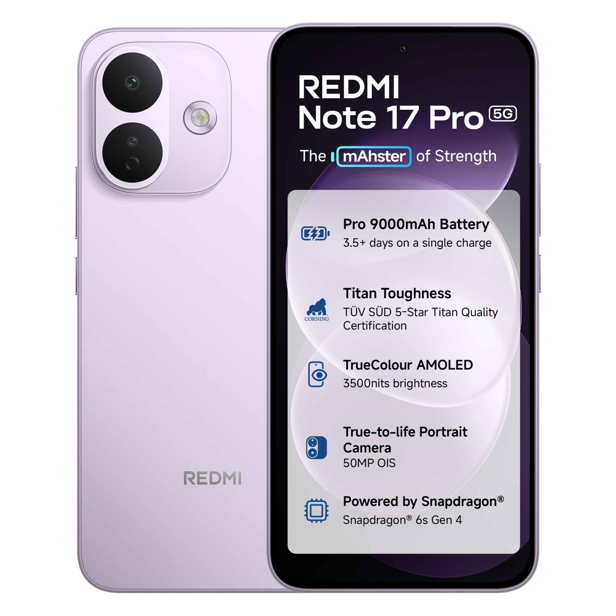 REDMI Note 17 Pro 5G 8 GB RAM 128GB Storage Purple Vibe