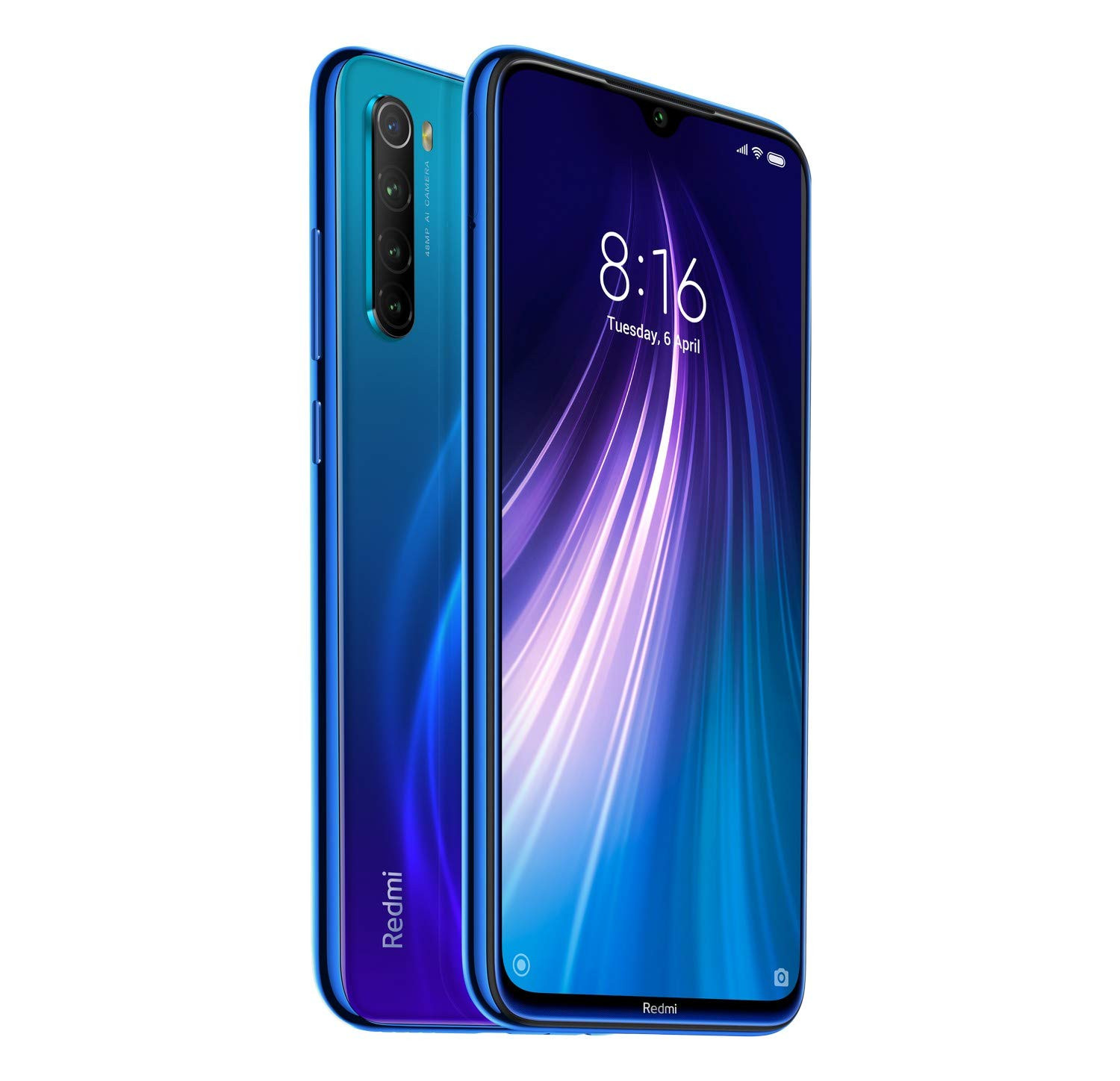 Redmi Note 8 Neptune Blue 4GB RAM 64GB Storage  Snapdragon 665 Processor  48 MP Quad Camera