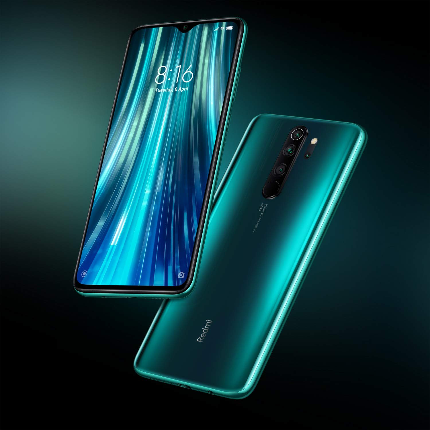 Redmi Note 8 Pro Gamma Green 6GB RAM 128GB Storage with Helio G90T Processor