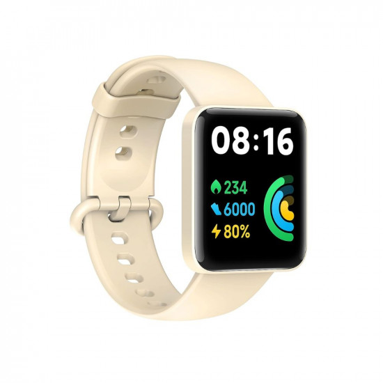 Redmi Watch 2 Lite - 3.94 cm Large HD Edge Display, Multi-System Standalone GPS, Continuous SpO2, Stress & Sleep Monitoring, 24x7 HR, 5ATM, 120+ Watch Faces, 100+ Sports Modes, Women s Health, Ivory
