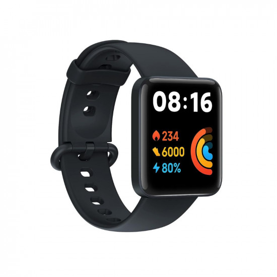 Redmi Watch 2 Lite - Multi-System Standalone GPS, 3.94 cm Large HD Edge Display, Continuous SpO2, Stress & Sleep Monitoring, 24x7 HR, 5ATM, 120+ Watch Faces, 100+ Sports Modes, Women’s Health, Black