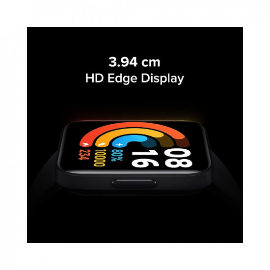 Redmi Watch 2 Lite - Multi-System Standalone GPS, 3.94 cm Large HD Edge Display, Continuous SpO2, Stress & Sleep Monitoring, 24x7 HR, 5ATM, 120+ Watch Faces, 100+ Sports Modes, Women’s Health, Black