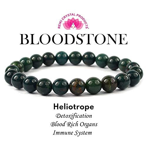 Bloodstone Bracelet | 6mm bead – Crystallised Earth
