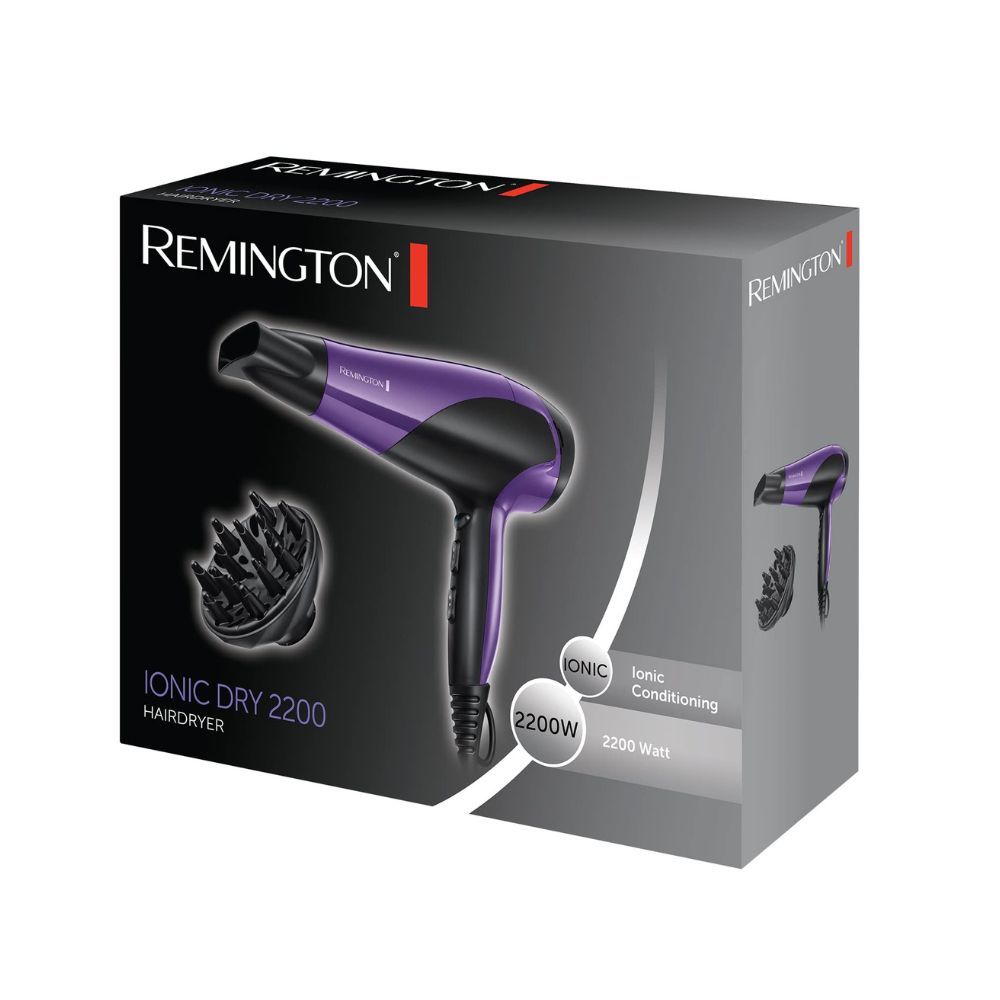 Remington D3190 2200 W Ionic Hair Dryer with Ionic Conditioning