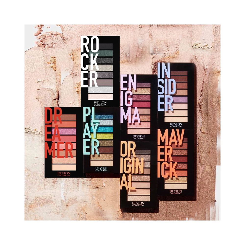 REVLON ColorStay Look Book Eye Shadow Palette - Rocker (1S10330B01183006)