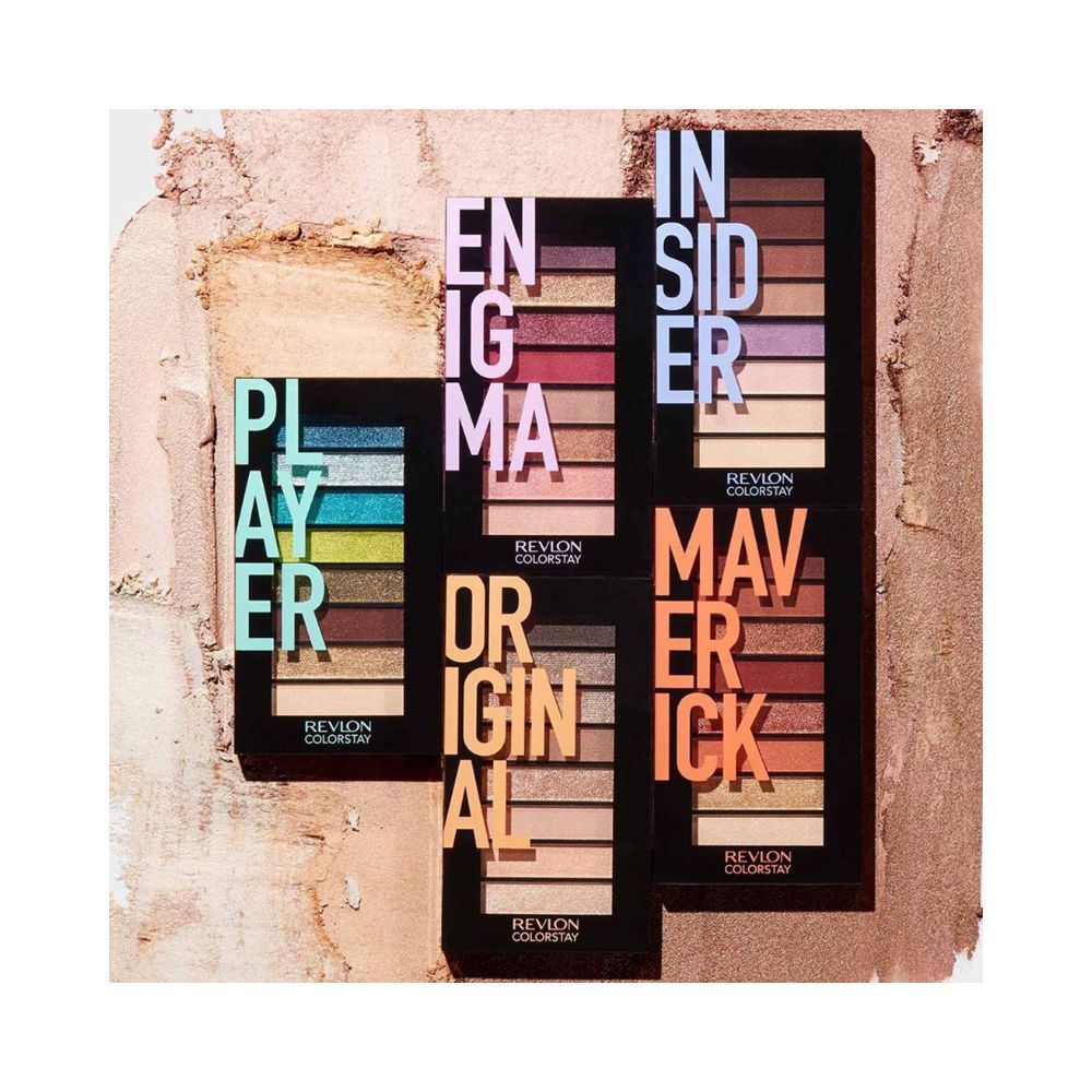 Revlon Colorstay Looks Book Eyeshadow Palette, Meverick-930 (Multicolor), 3 g Glossy Finish