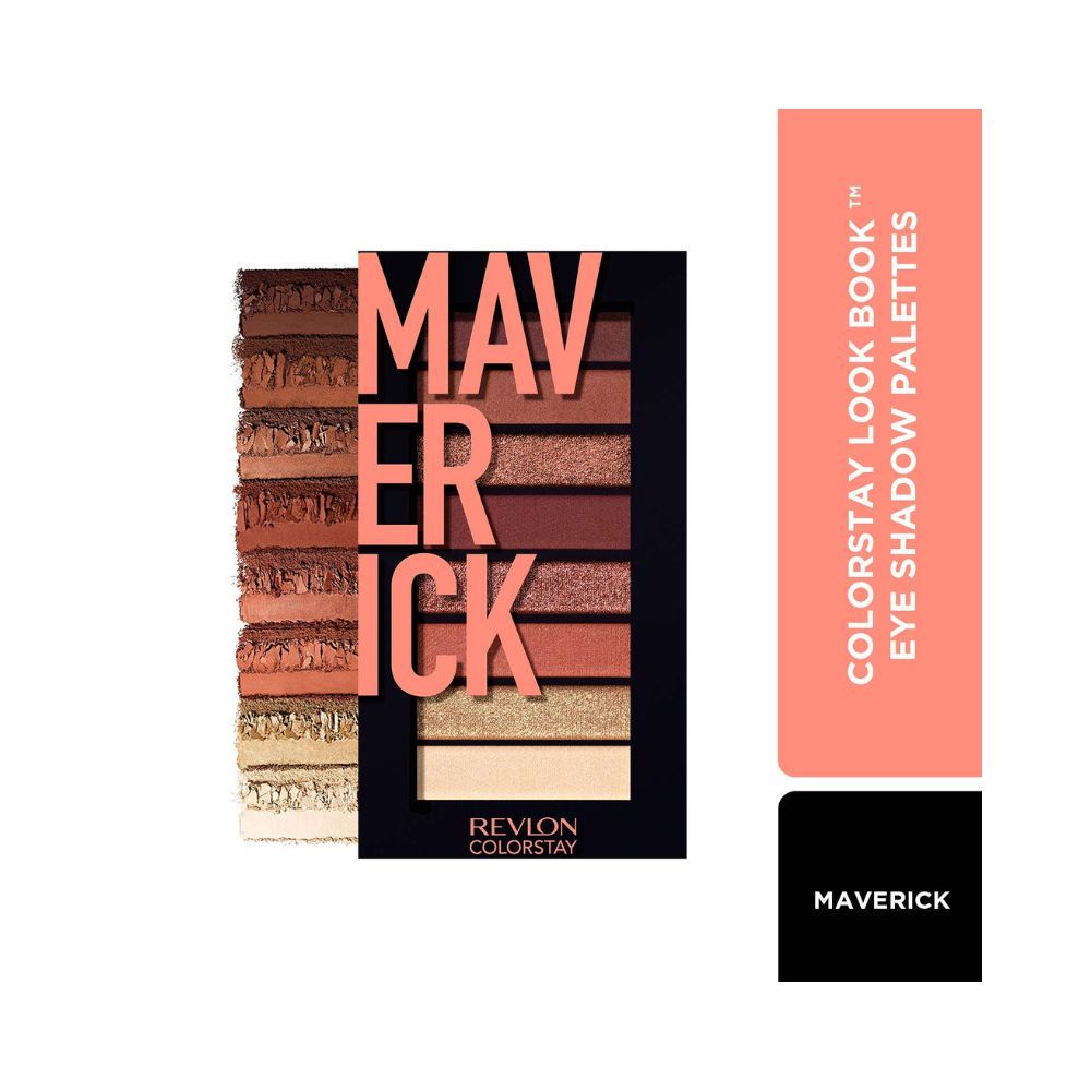 Revlon Colorstay Looks Book Eyeshadow Palette, Meverick-930 (Multicolor), 3 g Glossy Finish