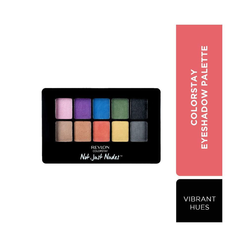 Revlon Colorstay Not Just Nudes Shadow Palette, Vibrant Hues, 14g