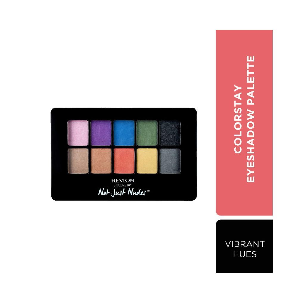 Revlon Colorstay Not Just Nudes Shadow Palette, Vibrant Hues, 14g
