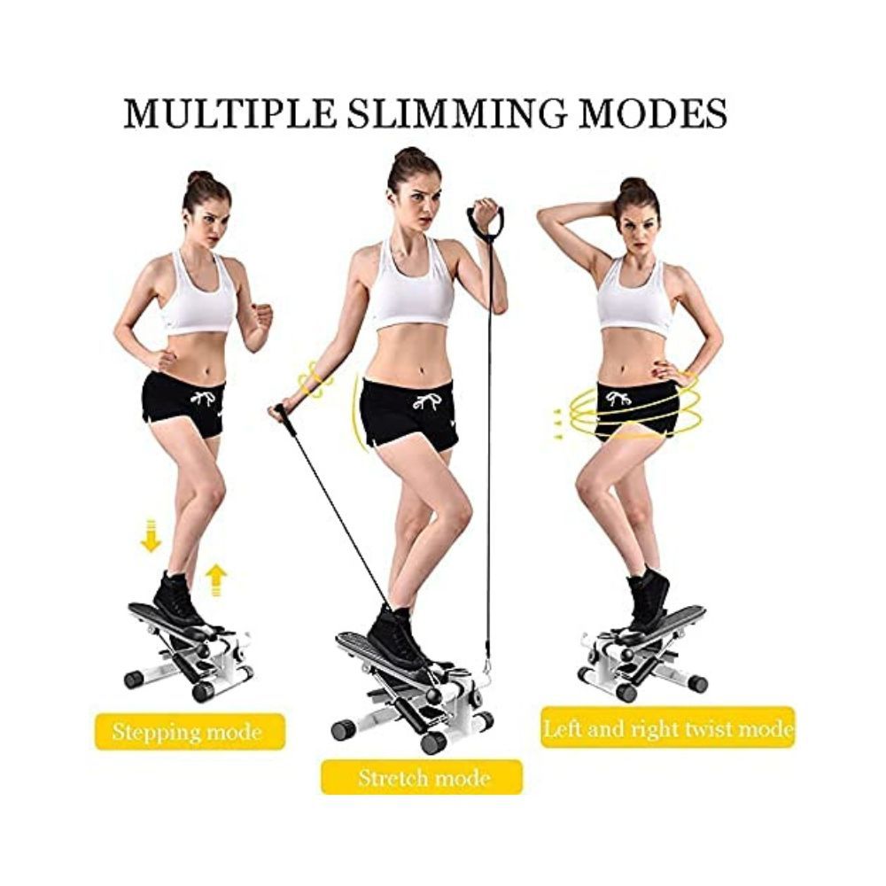 Ritmo Mini Stepper, Stair Steppers with Adjustable Resistance Bands