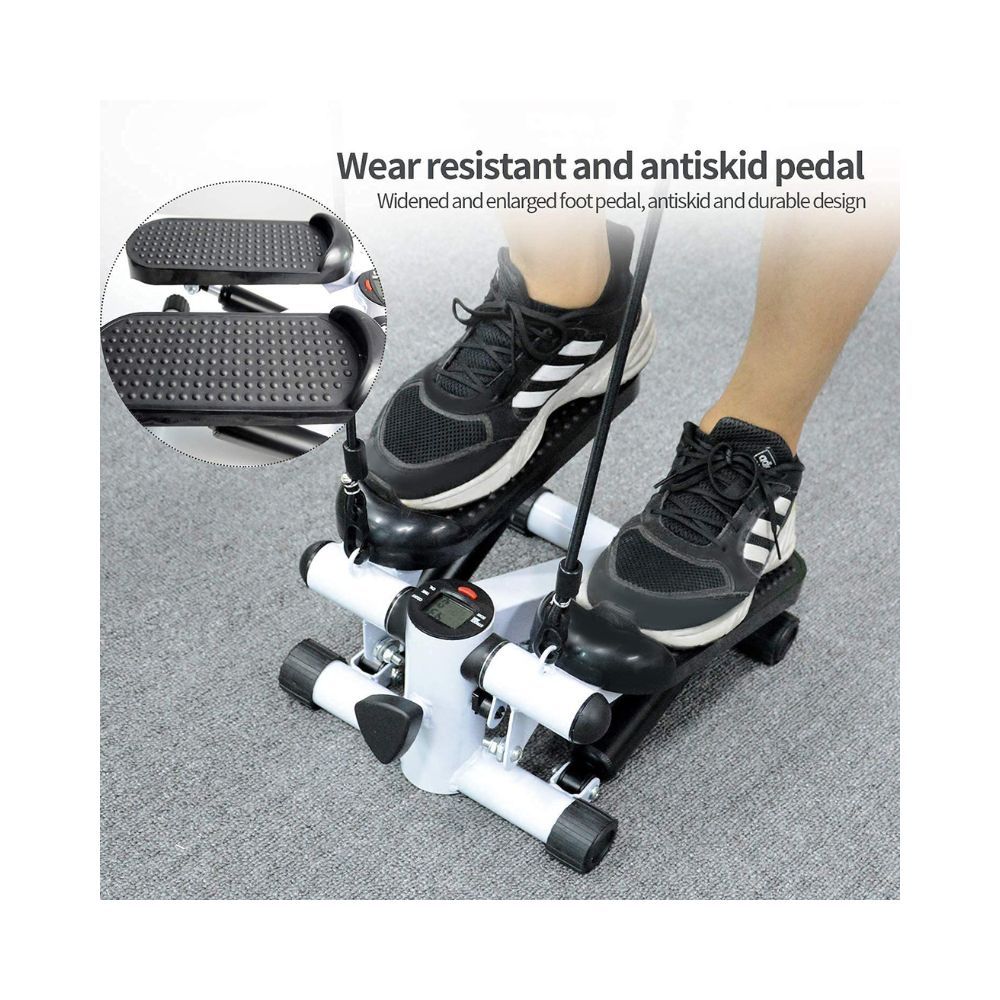 Ritmo Mini Stepper, Stair Steppers with Adjustable Resistance Bands