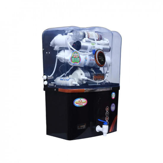 R.k. Aqua Fresh India Swift Plus Ultra Alakline+Copper 12ltrs 14Stage Advanced Protection (Ro+Uv+Uf+Copper+Alkaline+Tds Adjuster) Technology Ro Water Purifier