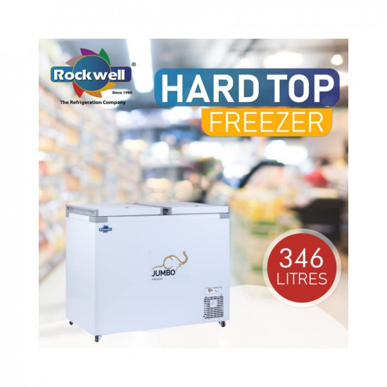 Rockwell SFR350DDU Double Door Convertible Deep Freezer-346 Ltr (4 yrs Compressor Warranty, Low power Consumption)