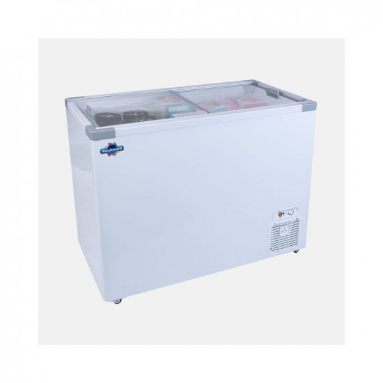 Rockwell SFR350GT Glass Top Deep freezer-346 Ltr (Heavy Duty Compressor, Low power Consumption)