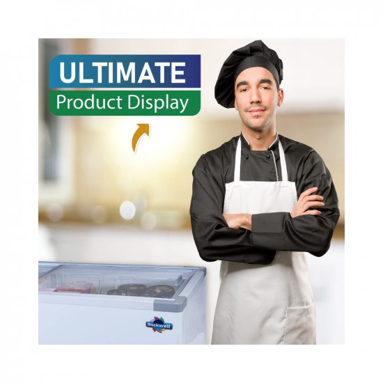 Rockwell SFR350GT Glass Top Deep freezer-346 Ltr (Heavy Duty Compressor, Low power Consumption)