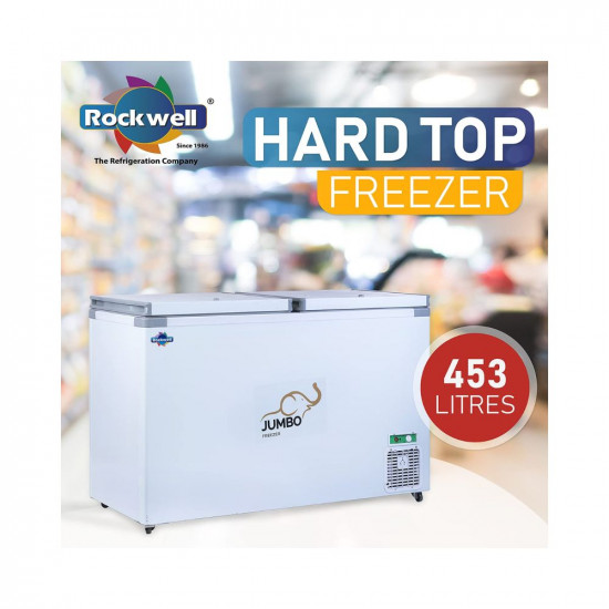 Rockwell SFR450DDU Double Door Convertible Deep Freezer-453 Ltr (4 yrs Compressor Warranty, Low power Consumption)