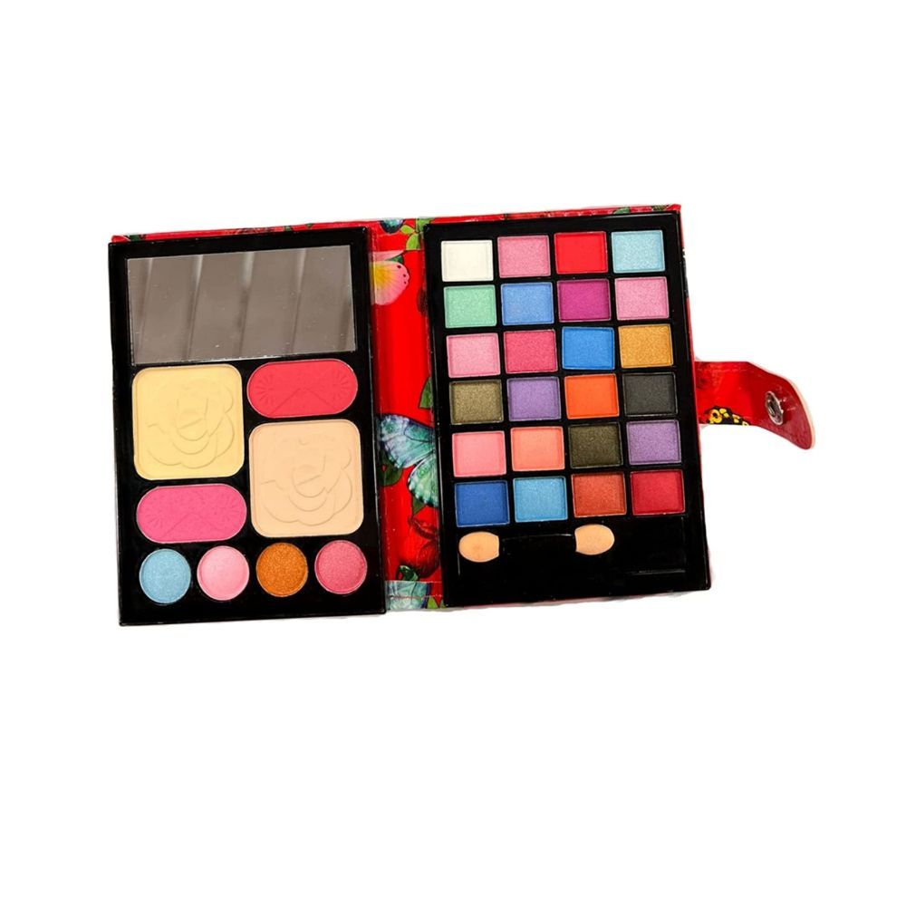 Rupali Makeup Kit Eye Shadow Palette +10pc Soft and Puffy Makeup Brushes + Primer, Fixer