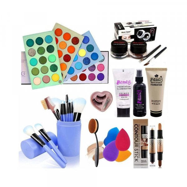 Rupali Perfect Eyeshadow Makeup kit combo of 13 products(multi6)