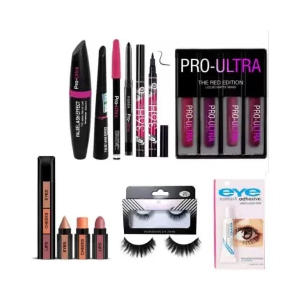 Rupali Women's Perfect Makeup Combo Kit With 3in1 Makeup Stick (9 Items Set)