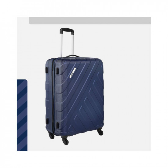 Safari Ray 2 Pc Set 55 & 65 cms-Small & Medium Polycarbonate (PC) Hard Sided 4 Wheels 360 Degree Rotation Luggage/Suitcase/Trolley Bag (Midnight Blue)