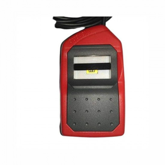 Safran Morpho Icons MSO 1300 E3 Biometric Fingerprint Scanner with RD Service Red and Black