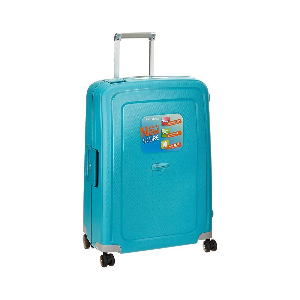 Samsonite S'Cure Polypropylene Carry-On Luggage, 55 cms Aqua Blue 10U (0)  11 703