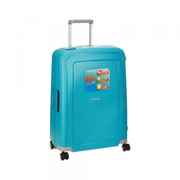Samsonite S&#039;Cure Polypropylene Carry-On Luggage, 55 cms Aqua Blue 10U (0) 11 703