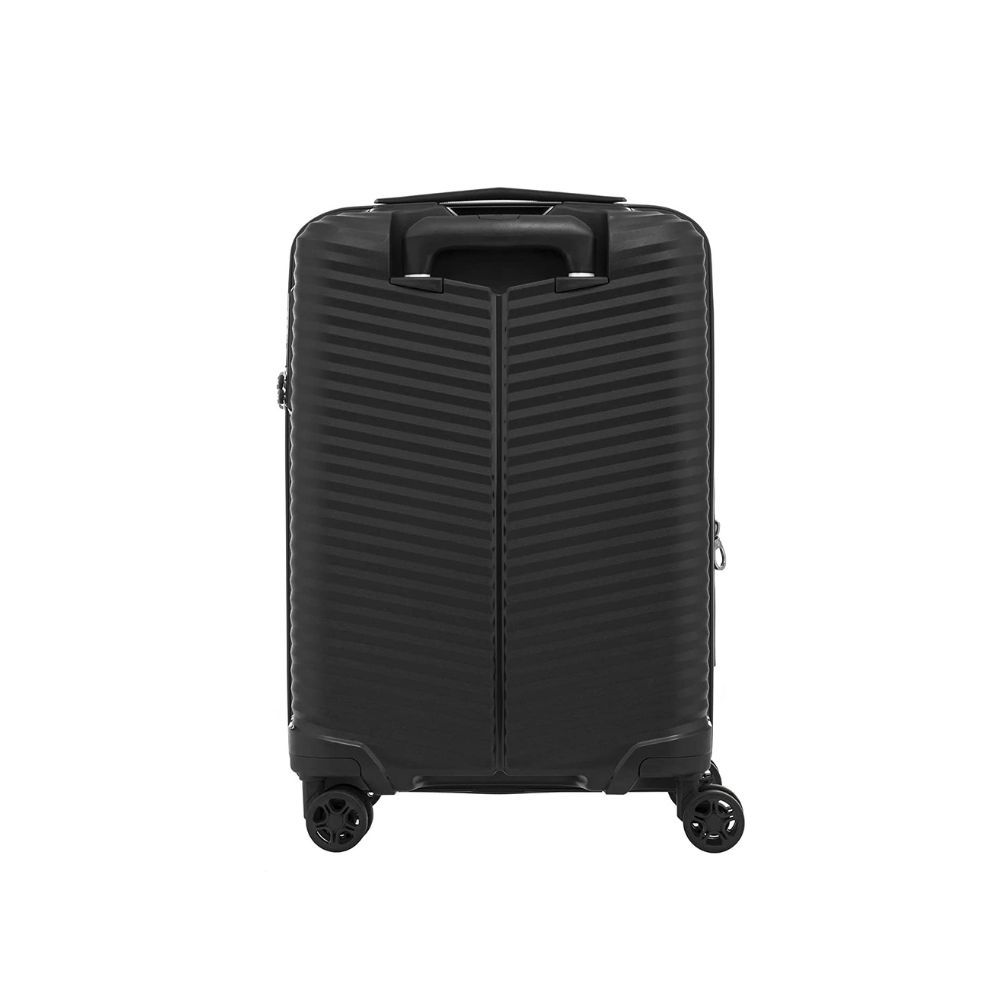 SAMSONITE Varro Polypropylene 55 cms Black Hardsided Cabin Luggage (SAM Varro SP55/20 EXP-Black)