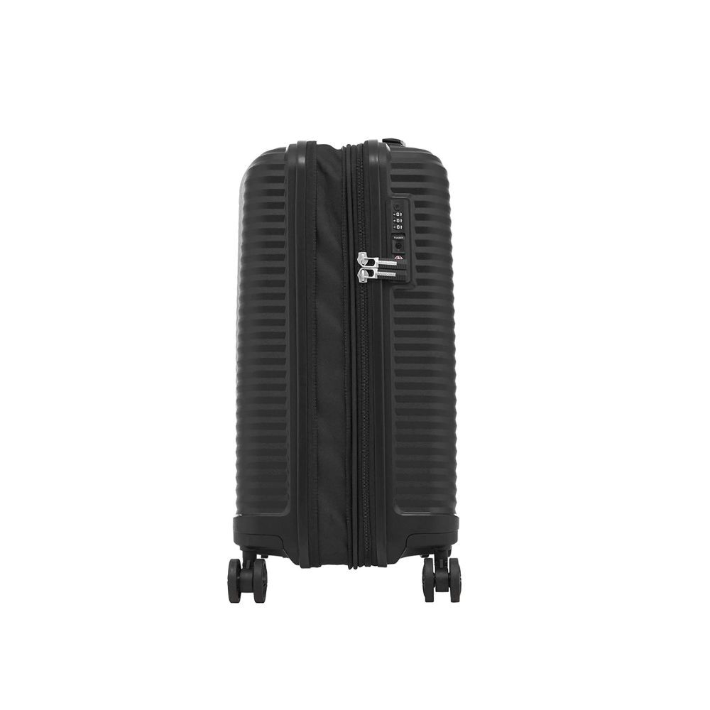 SAMSONITE Varro Polypropylene 55 cms Black Hardsided Cabin Luggage (SAM Varro SP55/20 EXP-Black)