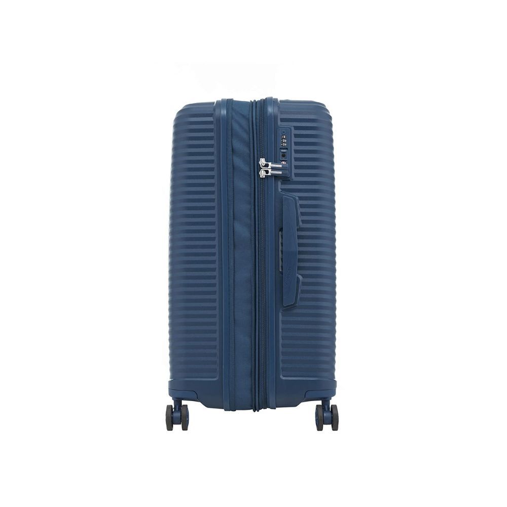 SAMSONITE Varro Polypropylene 55 cms Peacock Blue Hardsided Cabin Luggage (SAM Varro SP55/20 EXP-P. Blue)