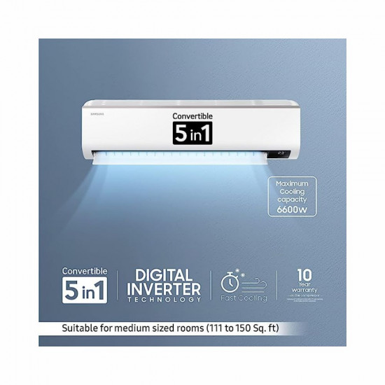 Samsung 1 5 Ton 5 Star Inverter Split AC Copper