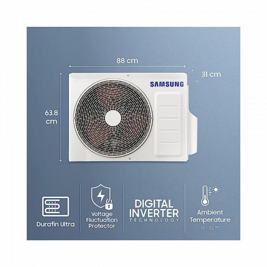 Samsung 1 5 Ton 5 Star Inverter Split AC Copper