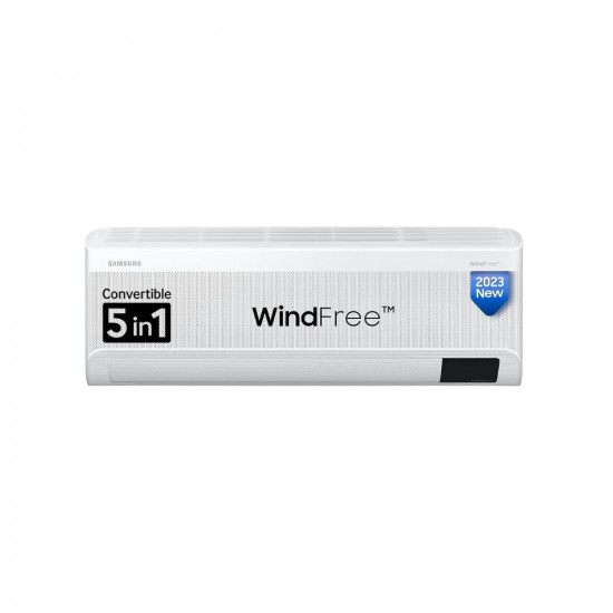 Samsung 1 Ton 3 Star Wind-Free Technology Inverter Split AC (Copper, Convertible 5-in-1 Cooling Mode, Easy Filter Plus (Anti-Bacteria), 2023 Model AR12CYLAMWK White)