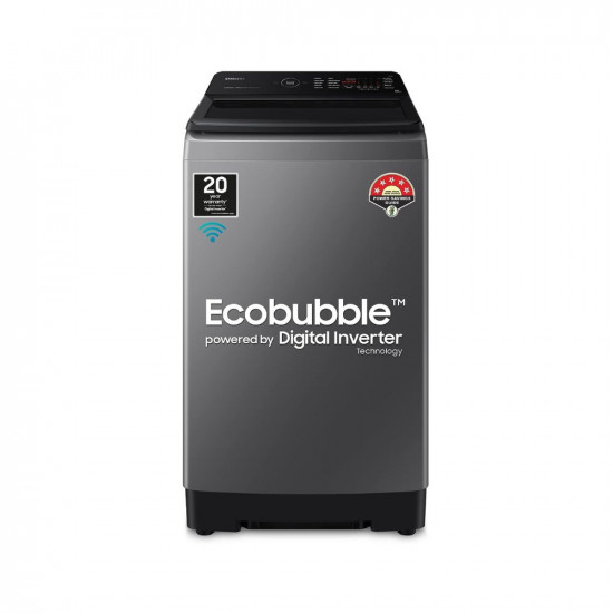Samsung 10 Kg 5 Star Wi-Fi Enabled Inverter Fully Automatic Top Loading Washing Machine (WA10BG4546BDTL Versailles Gray