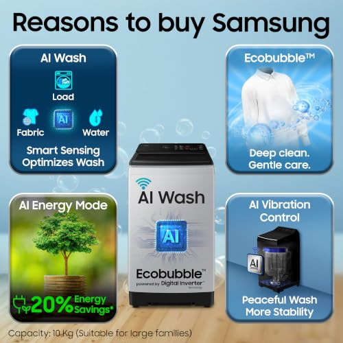 Samsung 10 kg Fully Automatic Top Load Washing Machine WA80F10E2LTL Lavender Gray - product image 3