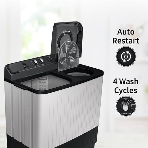 Samsung 105 kg Semi Automatic Top Load Washing Machine WT10C4260GGTL Light Gray - product image 3