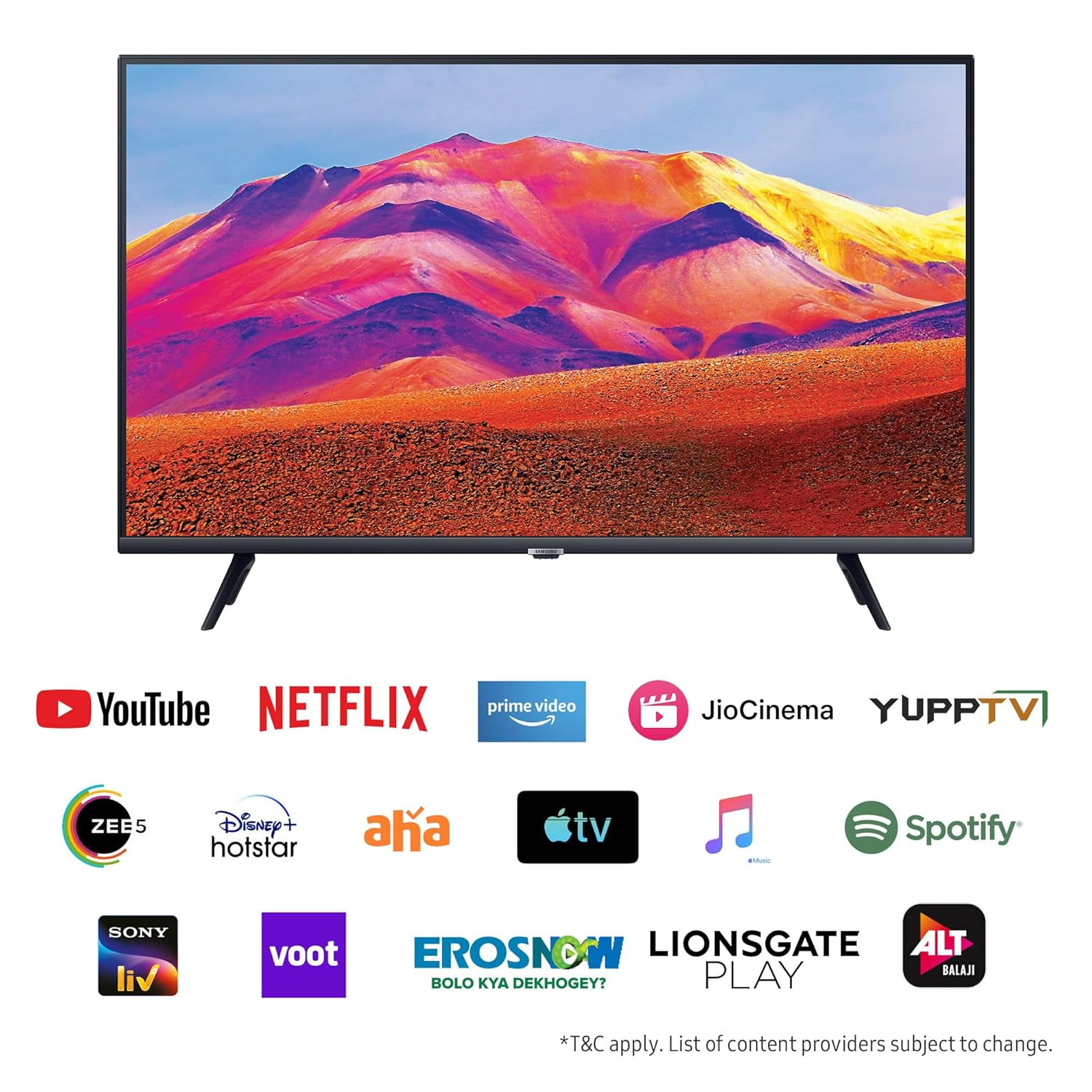 Samsung 108 cm 43 inches Full HD Smart LED TV UA43T5450AKXXL Black