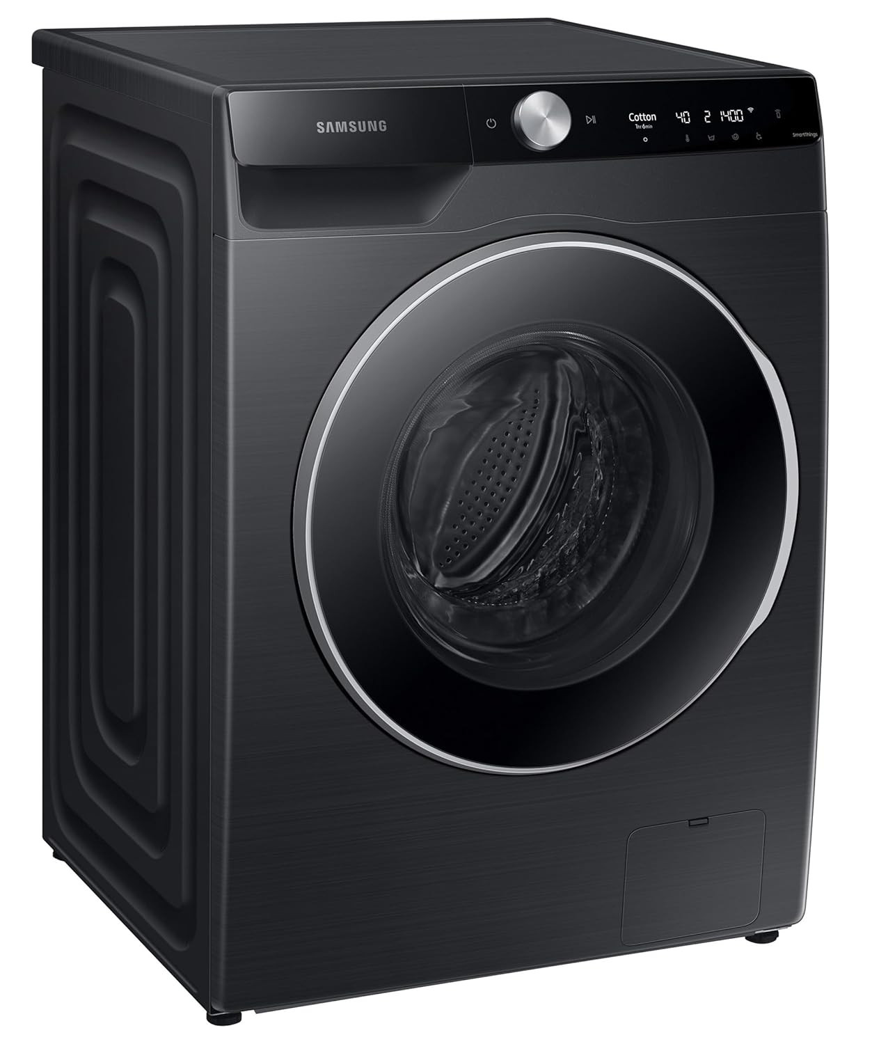 Samsung 11 kg 5 Star AI Ecobubble Super Speed Wi-Fi Hygiene Steam with Inbuilt Heater Digital Inverter Fully-Automatic Front Load Washing Machine WW11CG604DLBTL BLACK CAVIAR 2023 Model