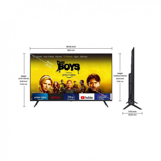 Samsung 138 cm (55 inches) Crystal 4K Neo Series Ultra HD Smart LED TV UA55AUE65AKXXL (Black)