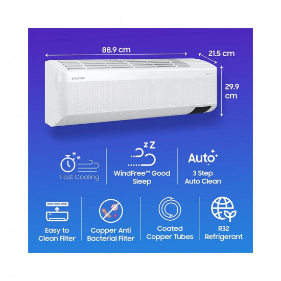 Samsung 1.5 Ton 3 Star Wind-Free Technology Inverter Split AC
