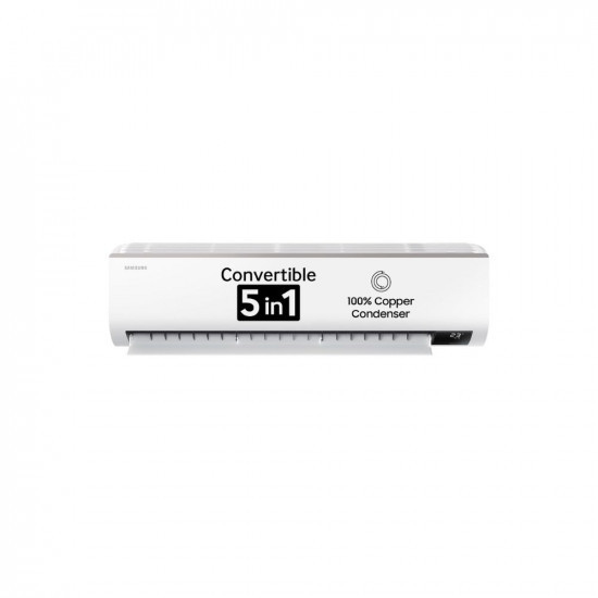 Samsung 1.5 Ton 5 Star (5-in-1 Convertible Cooling, 2023 Model, AR18CYNZABE, Free Installation Worth Rs 1500), Stabilizer Free Operation, Inverter Split AC