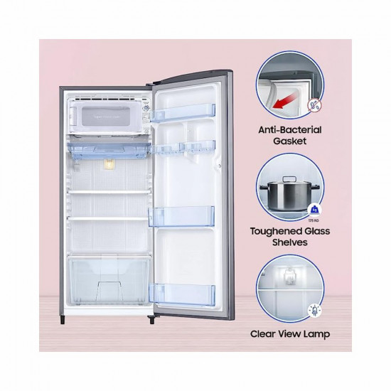 Samsung 183 L 2 Star Digital Inverter Direct Cool Single Door Refrigerator RR20C2412GS NL
