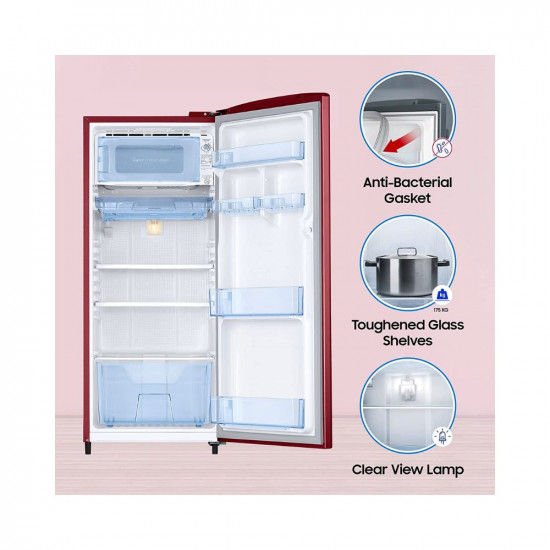 Samsung 183 L 2 Star Digital Inverter Direct Cool Single Door Refrigerator RR20C2412RH NL